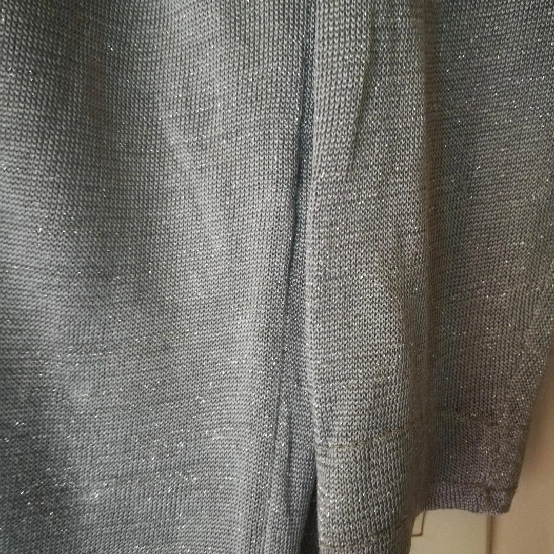 Lichte zilvergrijze vest met lange mouwen maat EUR T.XXL (onvolkomenheden) – photo 9